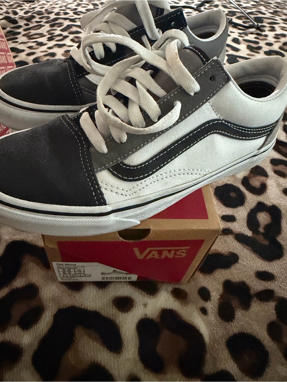 Vans Old Skool Sneakers in Black and White